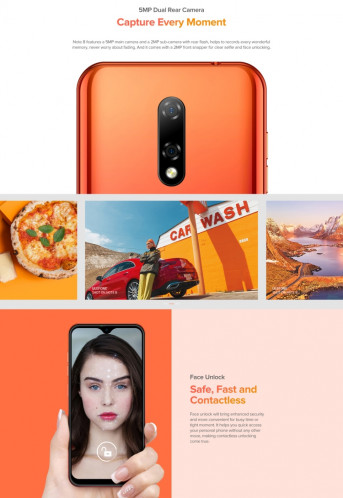 [Entrepôt HK] Ulefone Note 8, 2 Go + 16 Go, Deux caméras arrière, identification de visage, 5,5 pouces Android 10,0 GO MKT6580 Quad-core jusqu'à 1,3 GHz, réseau: 3G, double SIM (vert) SU494G1210-017